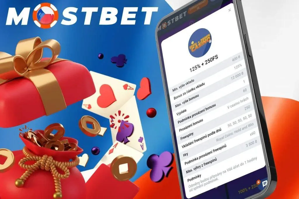 Uvítací bonus v mobilní aplikaci Mostbet