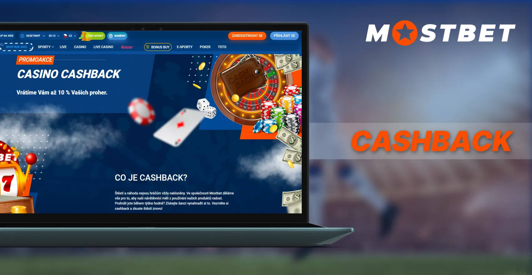 Cashback v českém online kasinu