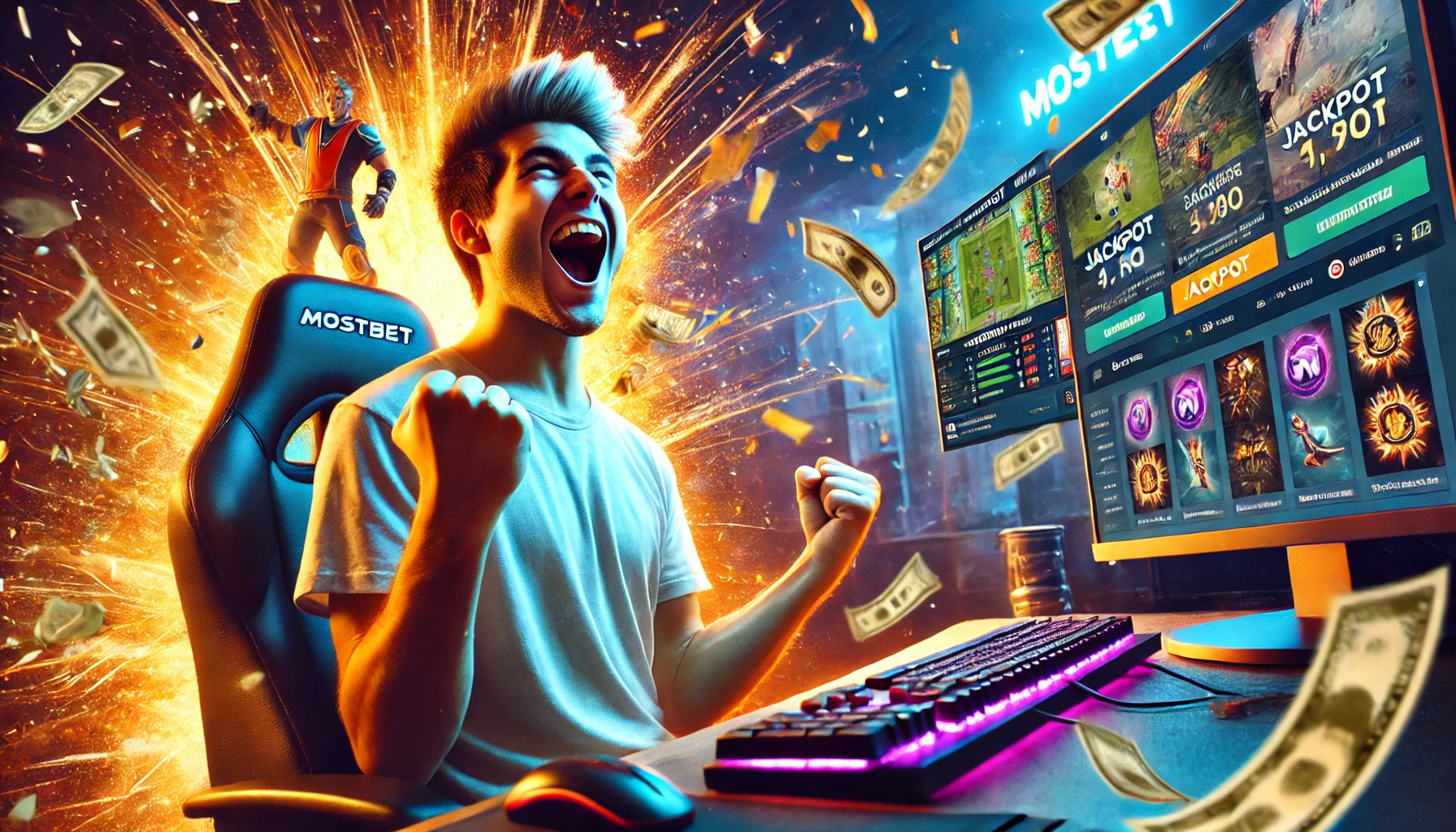 Jackpot gracza Uberlandia w zakładach e-sportowych w Mostbet